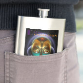 Daria Cyborg Queen 8oz Steel Flask Flachmann (Beispiel)