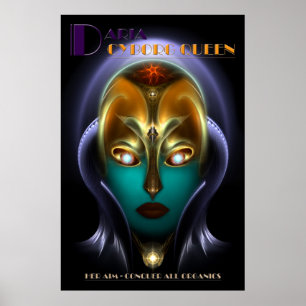Daria Cyborg Queen Archivplakat Poster