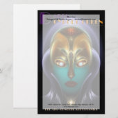 Daria Cyborg Queen Briefpapier (Vorne/Hinten)