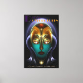 Daria Cyborg Queen Canvas Print Leinwanddruck (Vorderseite)