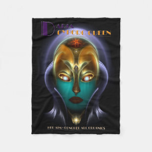 Daria Cyborg Queen Fleece Blanket