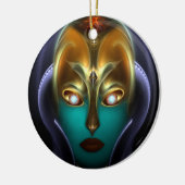 Daria Cyborg Queen Keramikornament (Links)