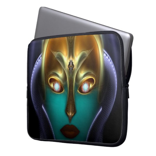 Daria Cyborg Queen Laptop Sleeve (Vorderseite Links)