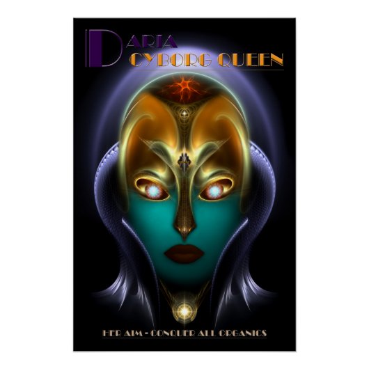 Daria Cyborg Queen Perfect Poster (Vorderseite)