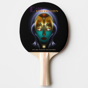 Daria Cyborg Queen Ping Pong Paddle Tischtennis Schläger