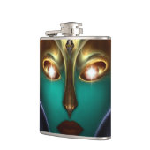 Daria Cyborg Queen Tech 6oz Vinyl Wrapped Flask Flachmann (Links)