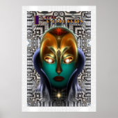 Daria Cyborg Queen Tech Archivwall Poster (Vorne)