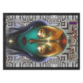 Daria Cyborg Queen Tech Custom Table Tuch Tischdecke (Vorderseite (Horizontal))