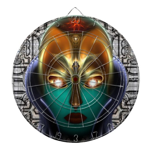 Daria Cyborg Queen Tech Dartscheibe (vorne)