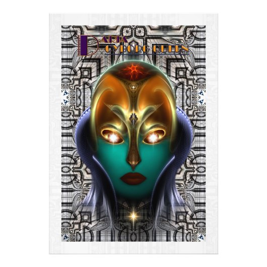 Daria Cyborg Queen Tech Foto Print (Vorne)