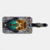 Daria Cyborg Queen Tech Gepäckanhänger (Rückseite horizontal)