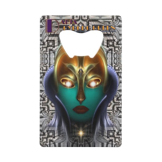 Daria Cyborg Queen Tech Kreditkarte Flaschenöffner (Vorderseite)