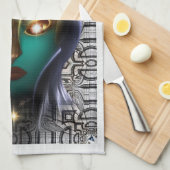 Daria Cyborg Queen Tech Küchentuch (Viertel Falte)