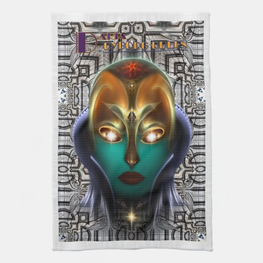 Daria Cyborg Queen Tech Küchentuch (Vertikal)