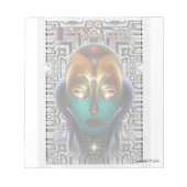 Daria Cyborg Queen Tech Notizblock (Vorderseite)
