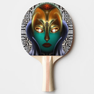 Daria Cyborg Queen Tech Ping Pong Paddle Tischtennis Schläger