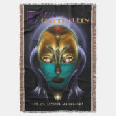 Daria Cyborg Queen Throw Blanket Decke (Vorderseite Vertikal)