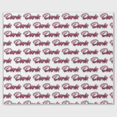 Daria faded pink personalisiertes Geschenkpapier (Flach)
