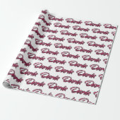 Daria faded pink personalisiertes Geschenkpapier (Ungerollt)