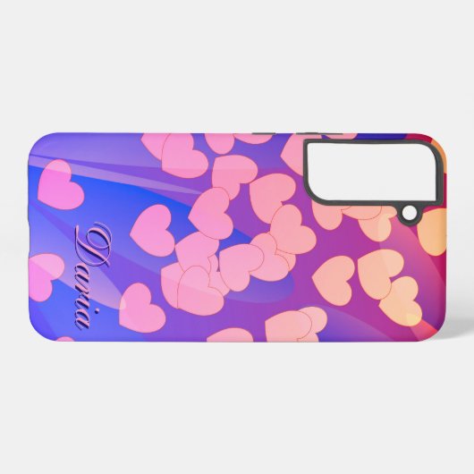 Daria - Individuelle Name Template, wunderschön fa Samsung Galaxy Hülle (Rückseite (Horizontal))