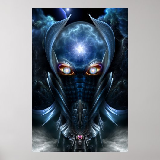 Darian Warrior Archival Poster (Vorne)