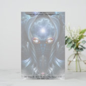 Darian Warrior Briefpapier (Stehend Vorderseite)