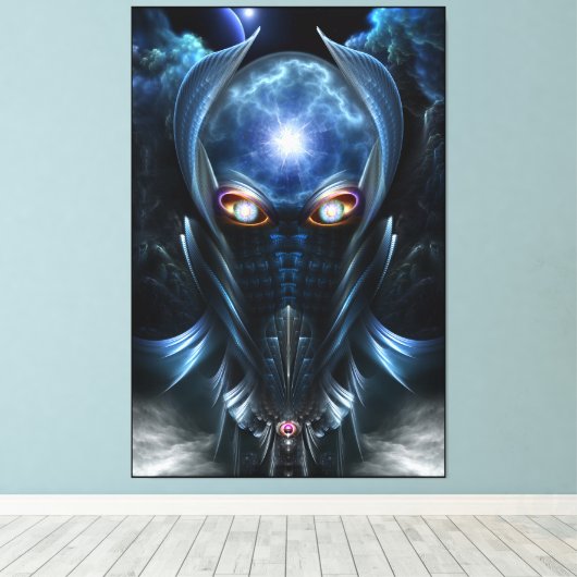 Darian Warrior Canvas Print Leinwanddruck (Insitu (Holzboden))
