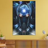 Darian Warrior Canvas Print Leinwanddruck (Insitu (Wohnzimmer))