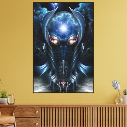 Darian Warrior Canvas Print Leinwanddruck (Insitu (Wohnzimmer))