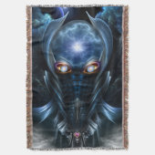 Darian Warrior Throw Blanket Decke (Vorderseite Vertikal)