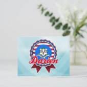 Darien, CT Postkarte (Stehend Vorderseite)