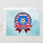 Darien, CT Postkarte (Vorne/Hinten)