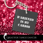 D'Arienzo ist mein Cardio Tanguero Argentine Tango Schlüsselanhänger