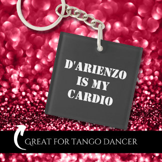 D'Arienzo ist mein Cardio Tanguero Argentinisches  Schlüsselanhänger