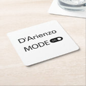 D'Arienzo-Modus lustig Tanguero Tango Tänzer Milon Rechteckiger Pappuntersetzer (angewinkelt)