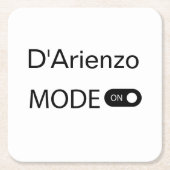 D'Arienzo-Modus lustig Tanguero Tango Tänzer Milon Rechteckiger Pappuntersetzer (Vorderseite)