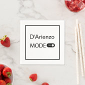 D'Arienzo-Modus lustig Tanguero Tango Tänzer Milon Serviette (Beispiel)