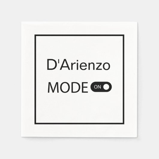 D'Arienzo-Modus lustig Tanguero Tango Tänzer Milon Serviette (Vorderseite)