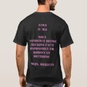 DARIJA WÖRTERBUCH™ T-Shirt (Rückseite)