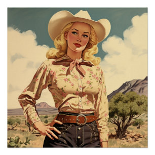 Daring Cowgirl Chronicles: Wild West Geflüster Poster