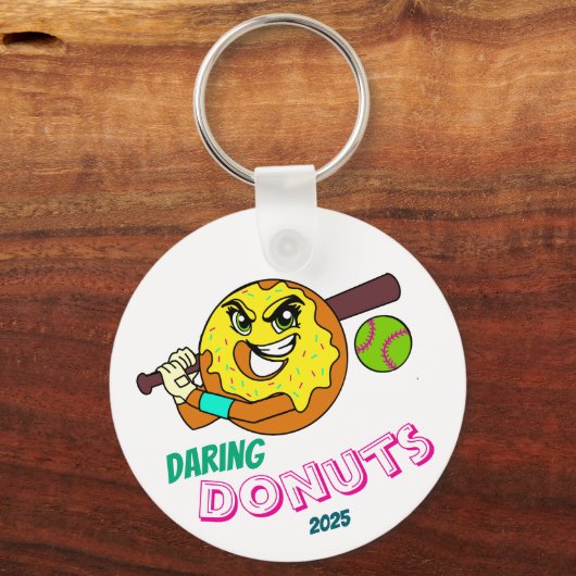 Daring Donuts - Softball Bag Schlüsselanhänger (Vorderseite)