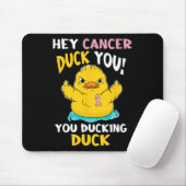 Daring Duckie - Brustkrebs-Krieger Mousepad (Mit Mouse)