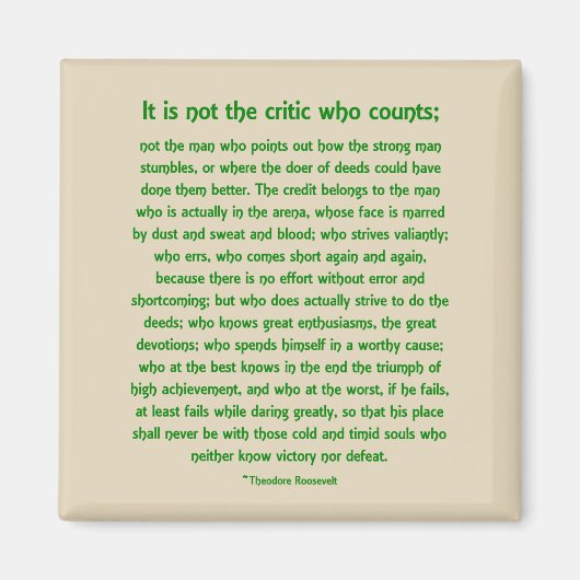 Daring Greatly Magnet (Vorne)