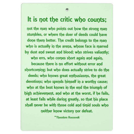 Daring Greatly - Zwischenablage Klemmbrett (Rückseite)