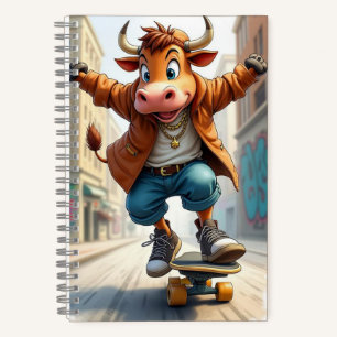 Daring Skateboarder, Autor Natasha Us Notizblock