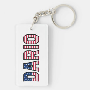 Dario Name Vorname USA Flagge Anhänger Schlüssel Schlüsselanhänger