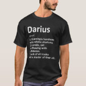 Darius Definition Personalisiert Name Funny Birthd T-Shirt (Vorderseite)