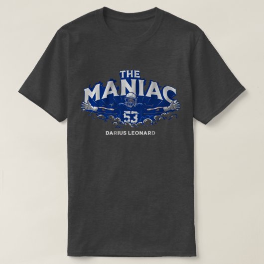 Darius Leonard The maniac T-Shirt (Design vorne)