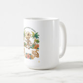 Darius Skelett Dinosaur Langarmshirt Kaffeetasse (VorderseiteRechts)