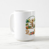 Darius Skelett Dinosaur Langarmshirt Kaffeetasse (Vorderseite Links)